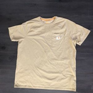 Carhartt beige large men’s shirt - like new